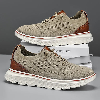 Weston Knit Sneakers in khaki