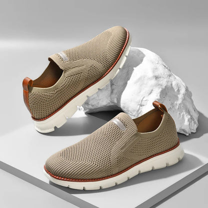 Hollis Knit Loafers in khaki