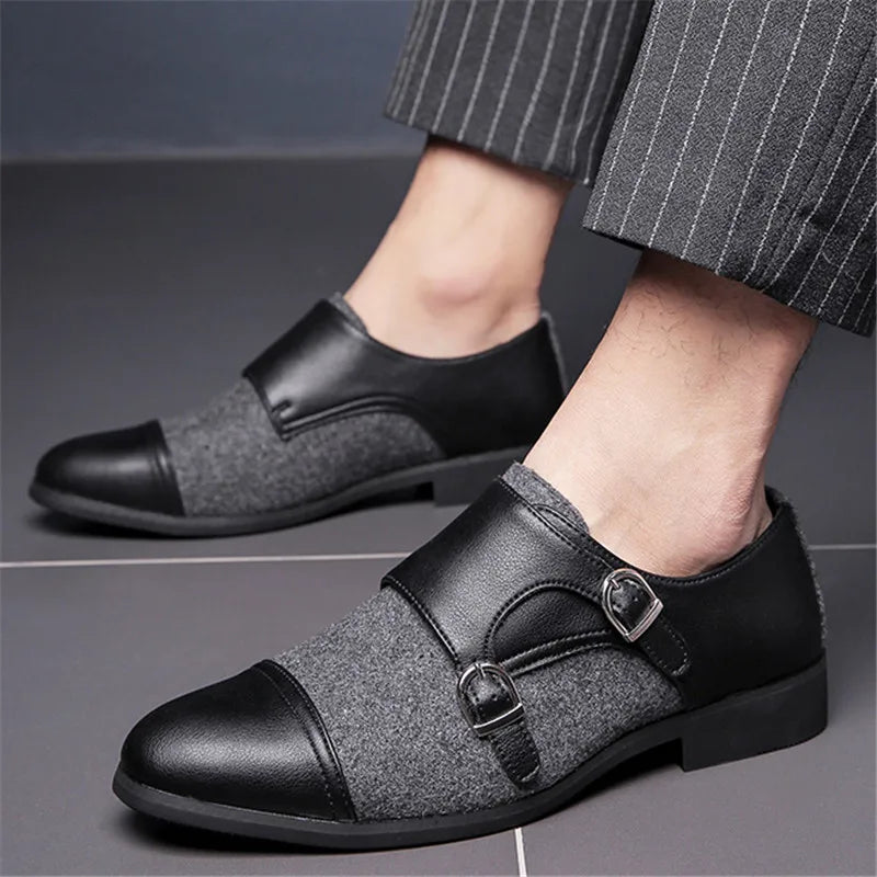 Wetherby Two-Tone Double Buckle Dress Shoes 2