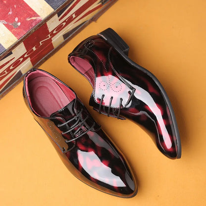 Veyron High-Shine Patent Leather Derby Shoes 3