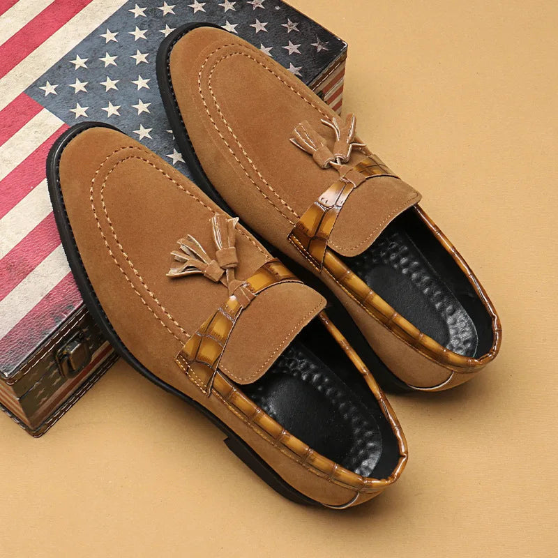 Fairholme Tassel Loafers tassel and strap detail