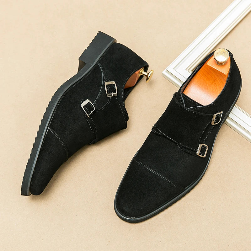 Dunmore Suede Cap Toe Dress Shoes 4