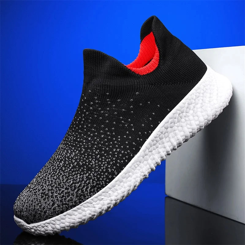Mesh running sneaker sole detail