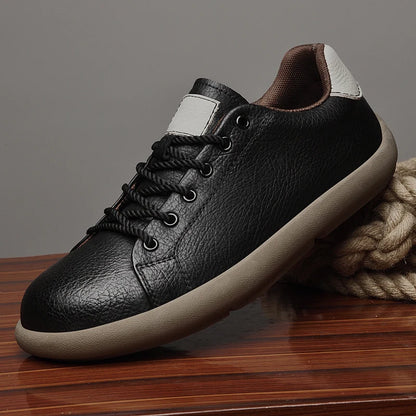 Loxley Leather Sneakers in black