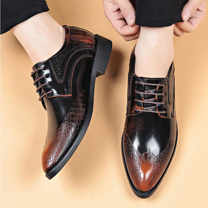 Hartley Scaled Panel Derby Shoes 5
