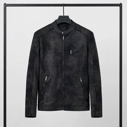Aldwyn Washed Faux Leather Jacket