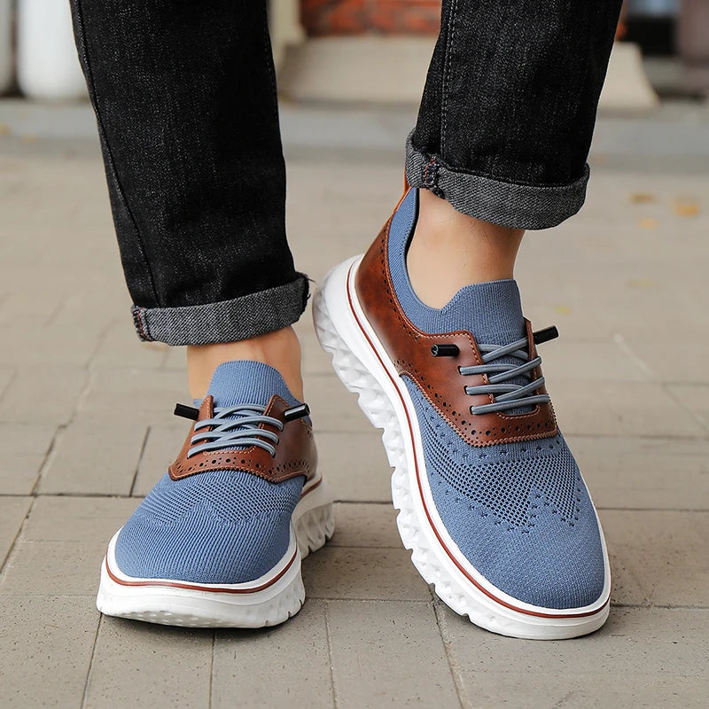 Ashford Knit Dress Sneakers angled view
