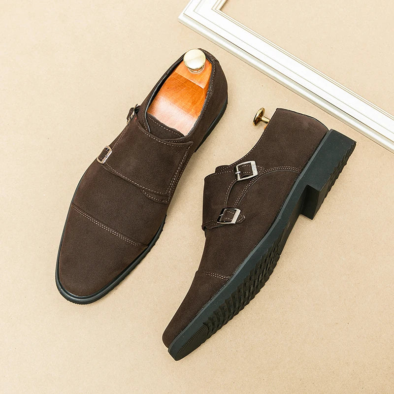 Dunmore Suede Cap Toe Dress Shoes 2