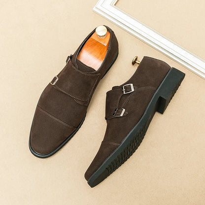 Dunmore Suede Cap Toe Dress Shoes 2
