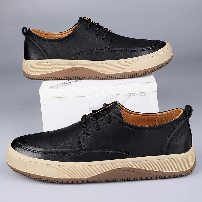 Alcott Leather Sneakers worn view