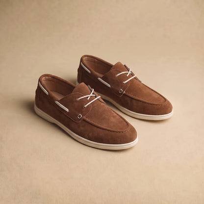 Halstead Boat Shoes worn view