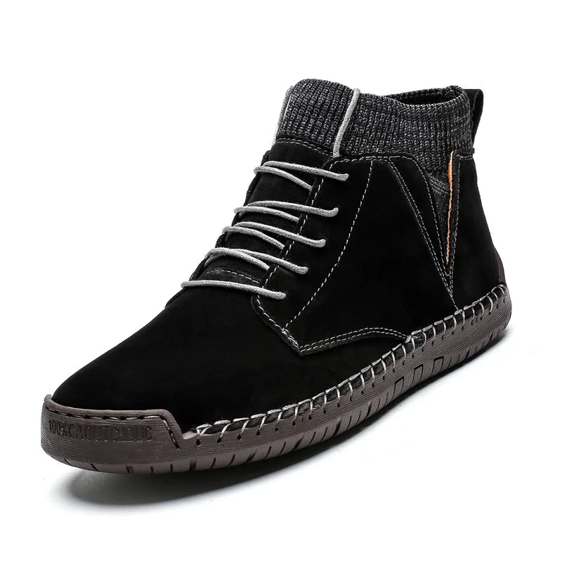 Kellan Suede Ankle Boots in black