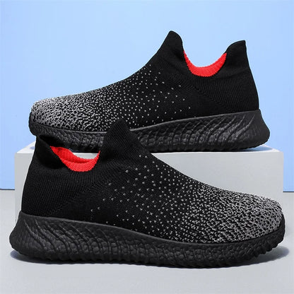 Mesh running sneaker side profile