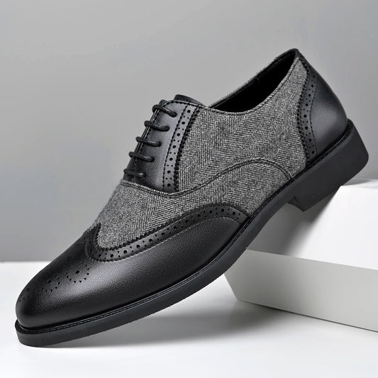 Westbourne Herringbone Wingtip Brogues