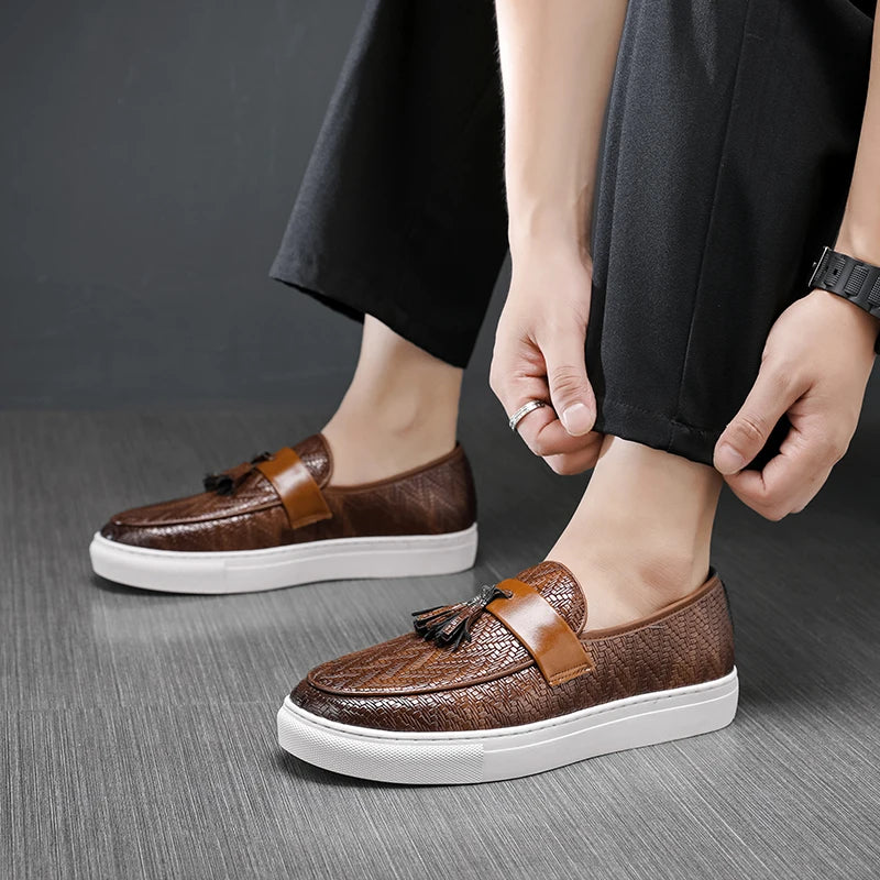 Ellery Tassel Loafers white cupsole detail