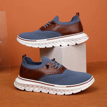 Ashford Knit Dress Sneakers in blue