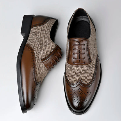 Westbourne Herringbone Wingtip Brogues 5