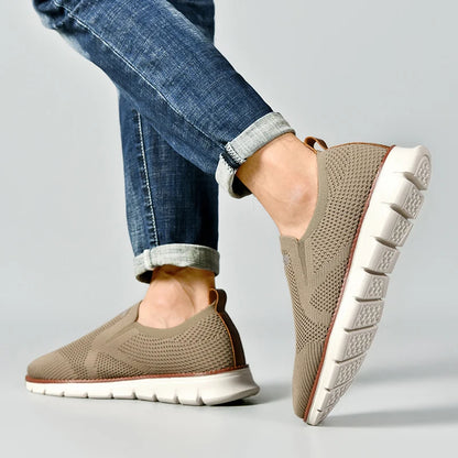 Hollis Knit Loafers slip-on collar view