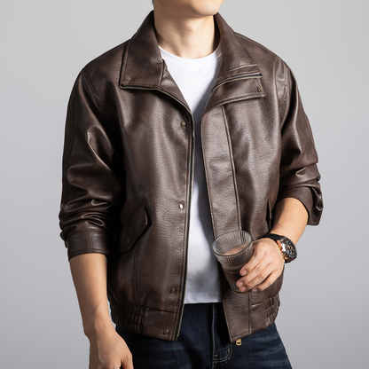 Raux Genuine Leather Jacket