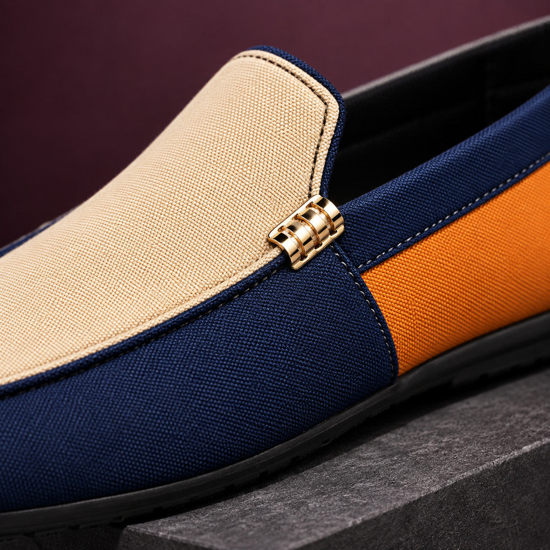 Ashbourne Colorblock Fabric Loafers (1:1, image 4)