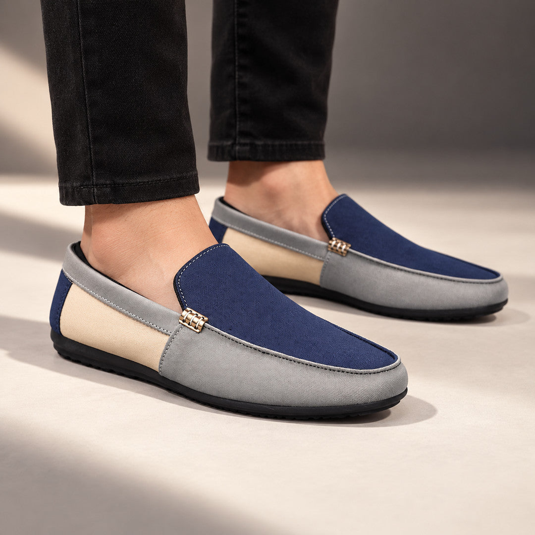 Ashbourne Colorblock Fabric Loafers (1:1, image 5)