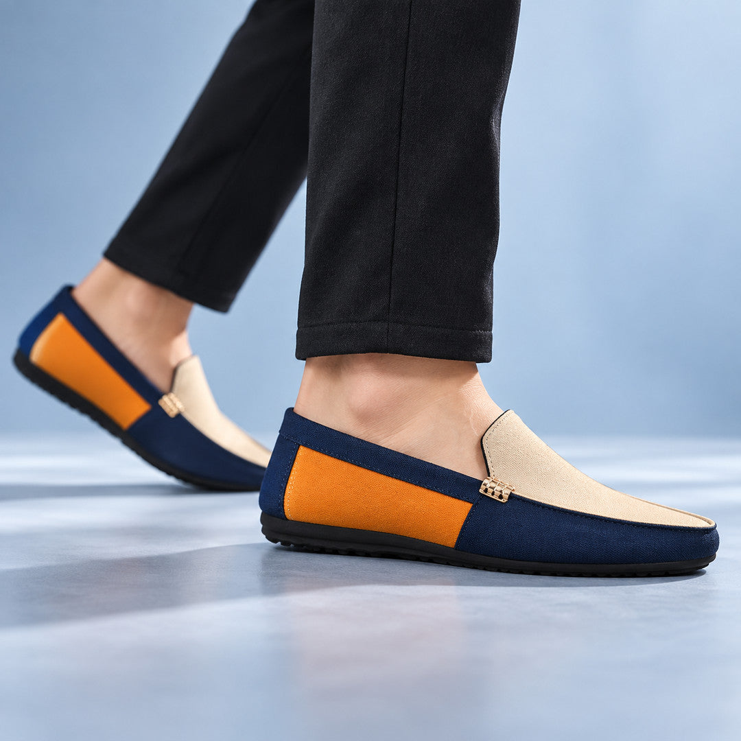 Ashbourne Colorblock Fabric Loafers (1:1, image 6)