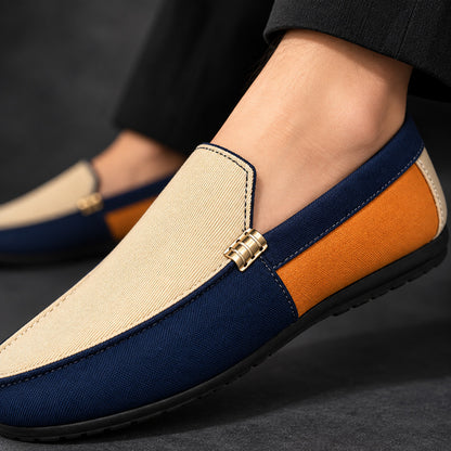 Ashbourne Colorblock Fabric Loafers (1:1, image 8)
