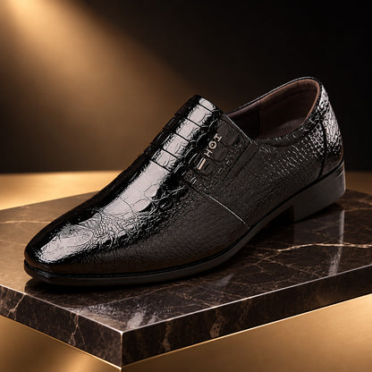 Beaumont Croc Leather Shoes (1:1, image 1)