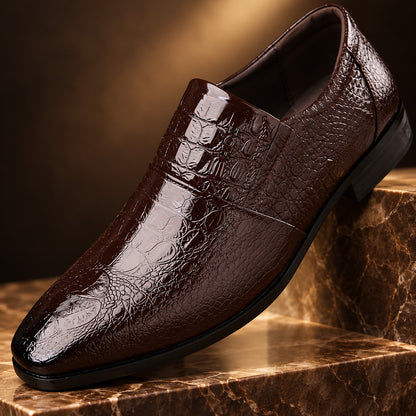 Beaumont Croc Leather Shoes (1:1, image 4)