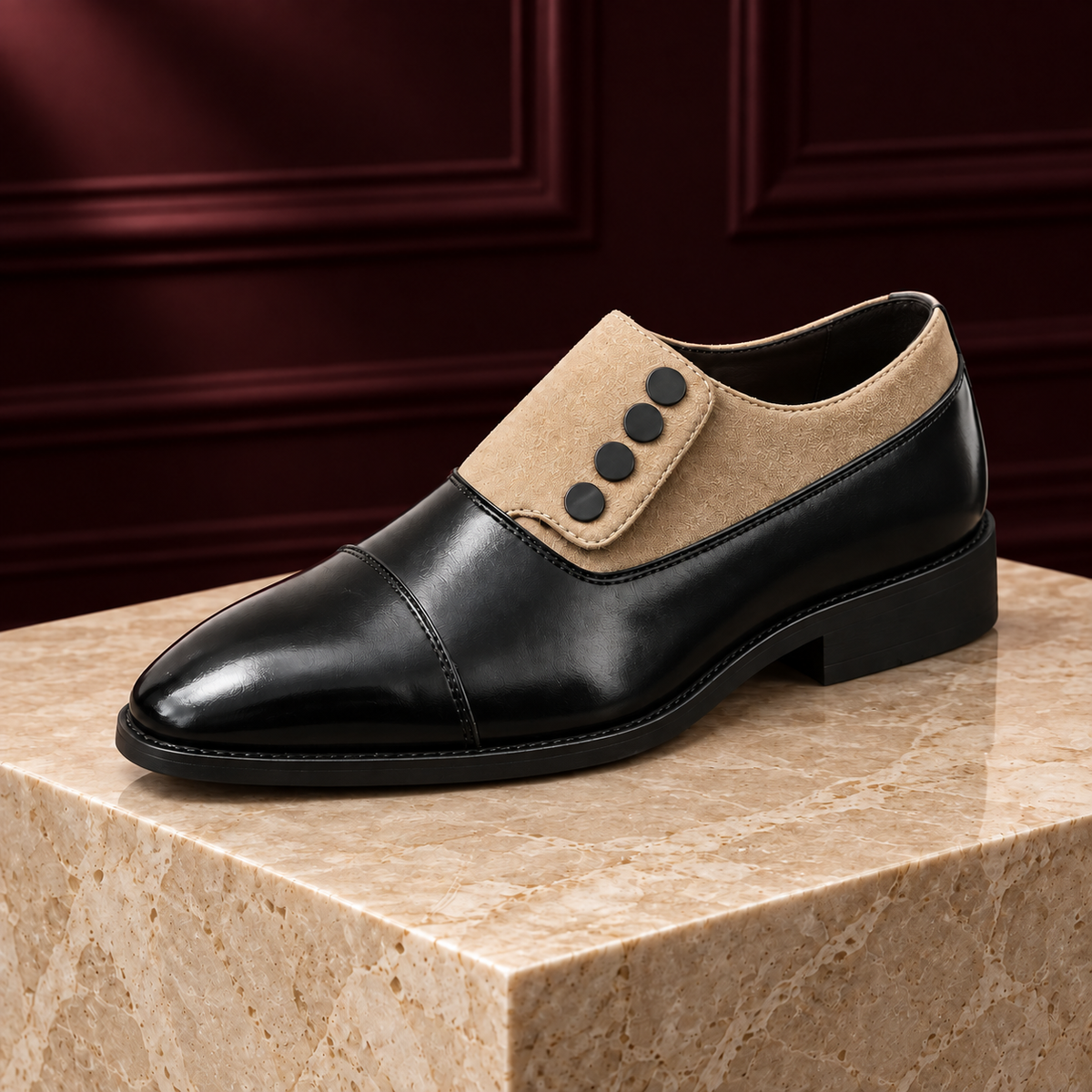 Montclair Leather Toe Loafers
