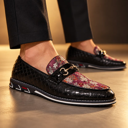 Bellamere Floral Panel Horsebit Loafers (1:1, image 2)