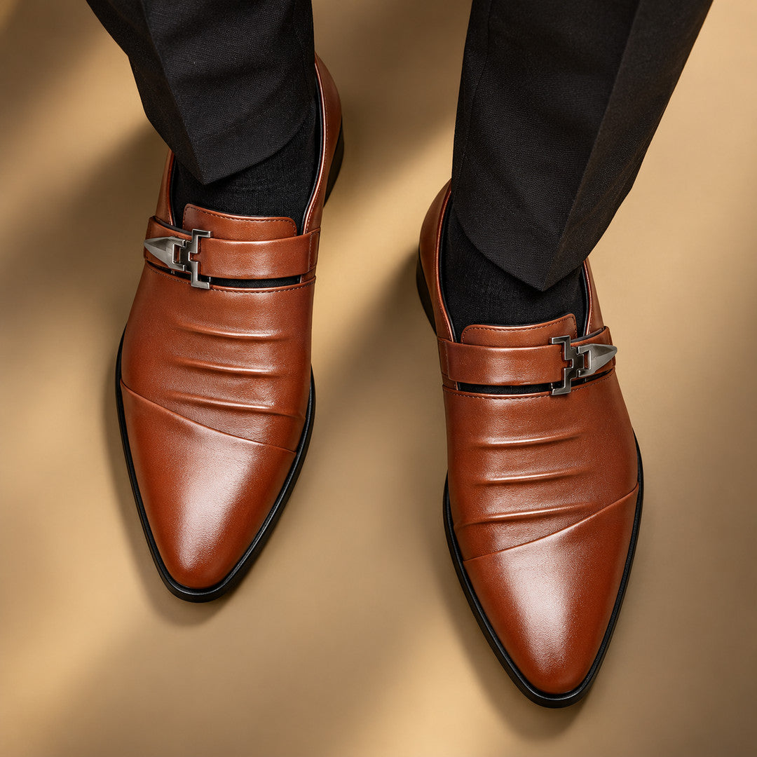 Bellerose Sculpted Vamp Pointed Toe Loafers (1:1, image 6)