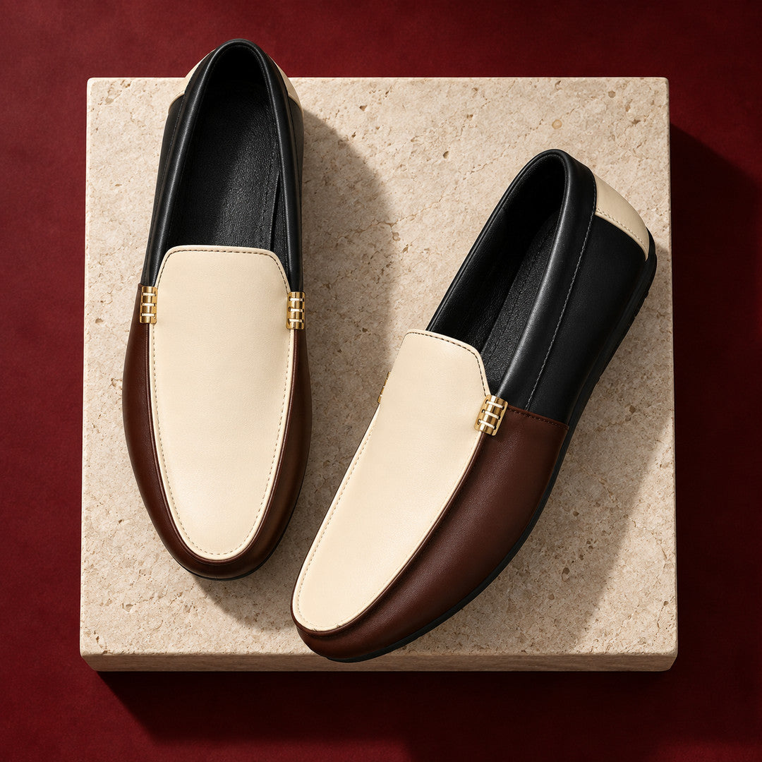 Belgrave Contrast Panel Loafers (1:1, image 3)
