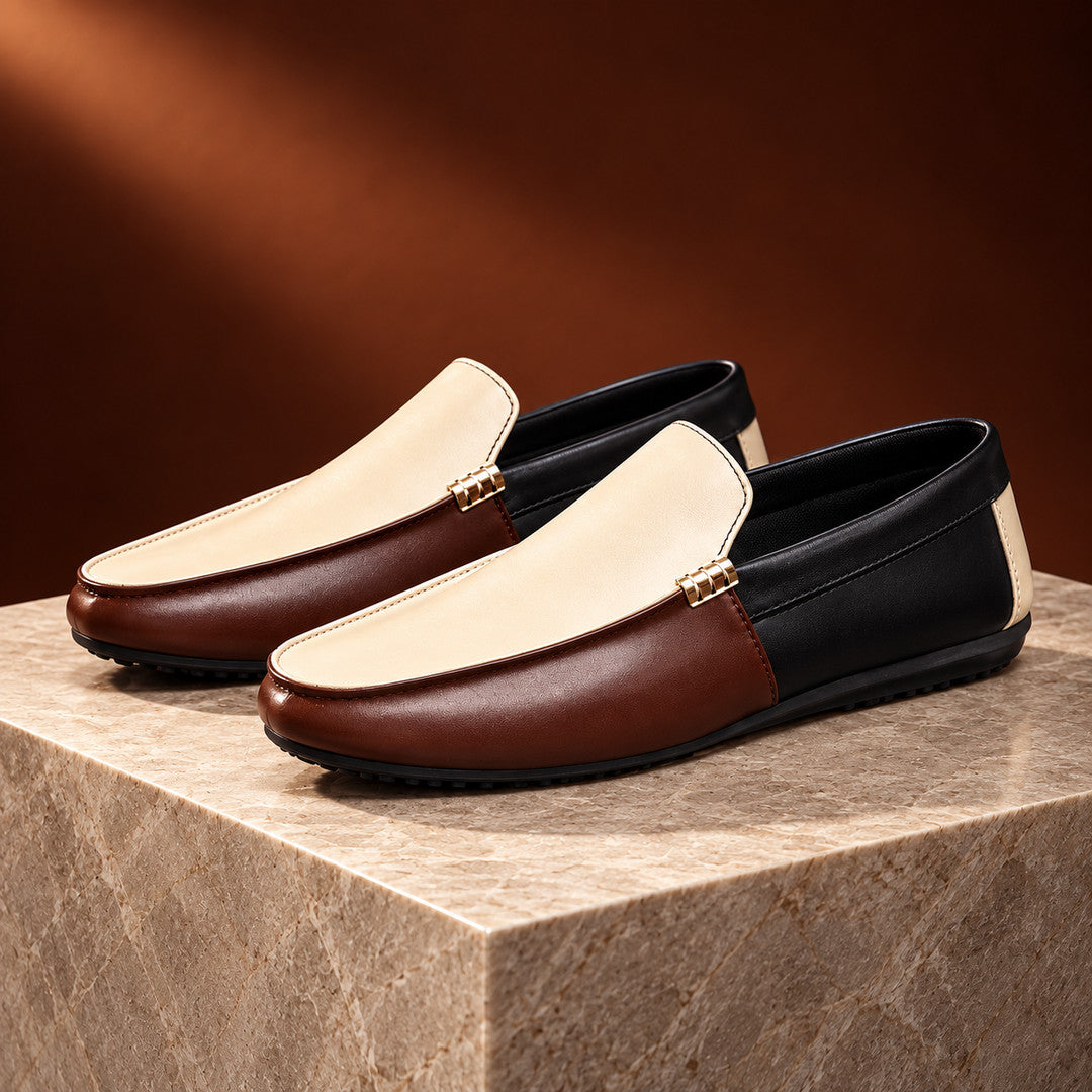 Belgrave Contrast Panel Loafers (1:1, image 9)