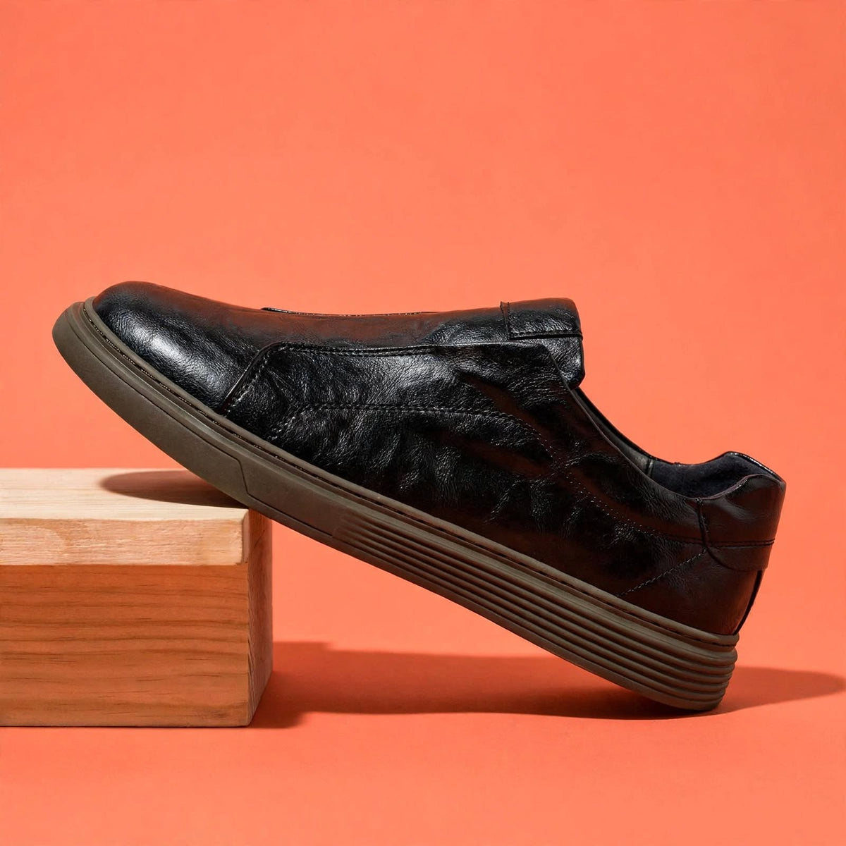 Kelmscott Leather Slip-Ons