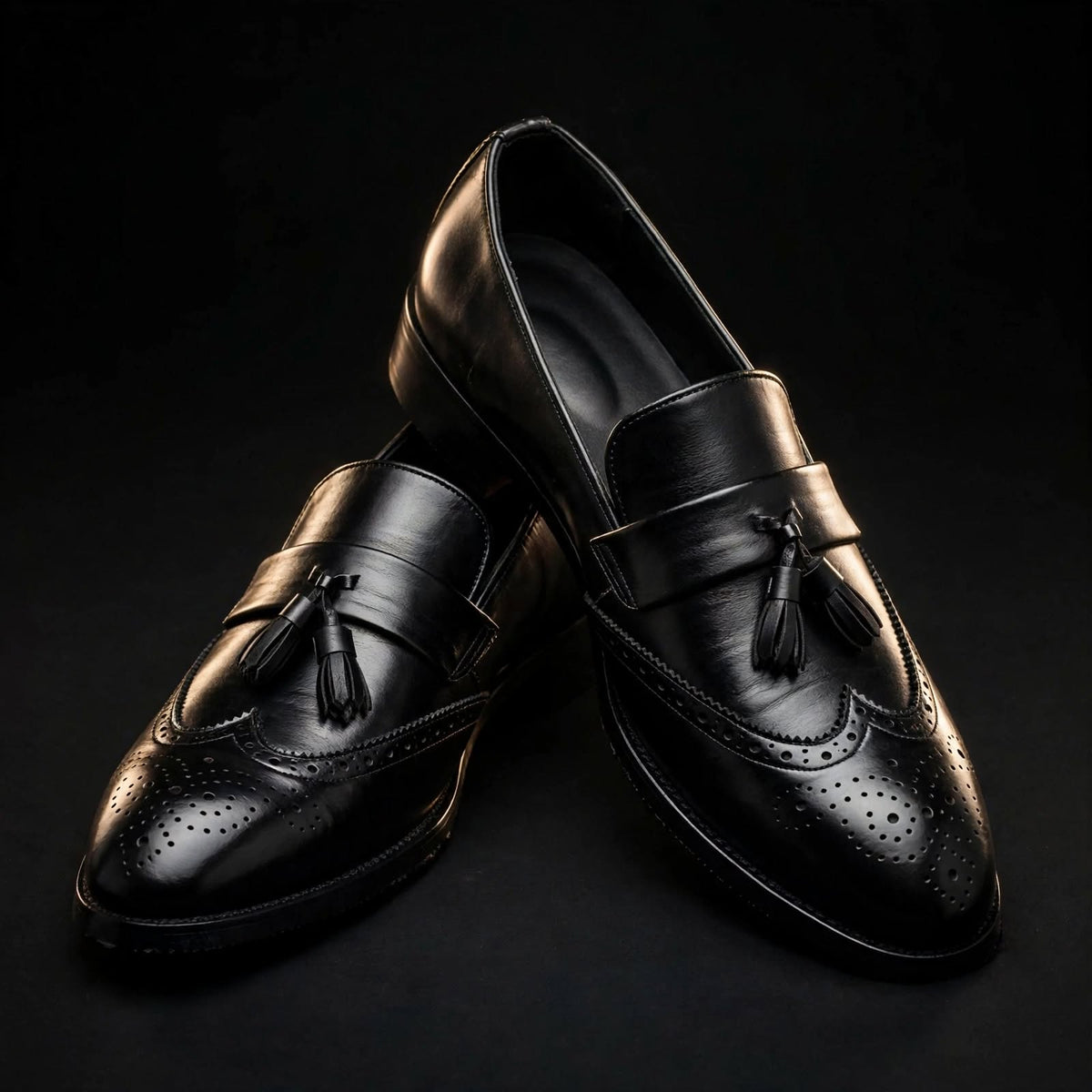 Casterly Leather Brogue Loafers