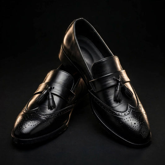 Casterly Leather Brogue Loafers