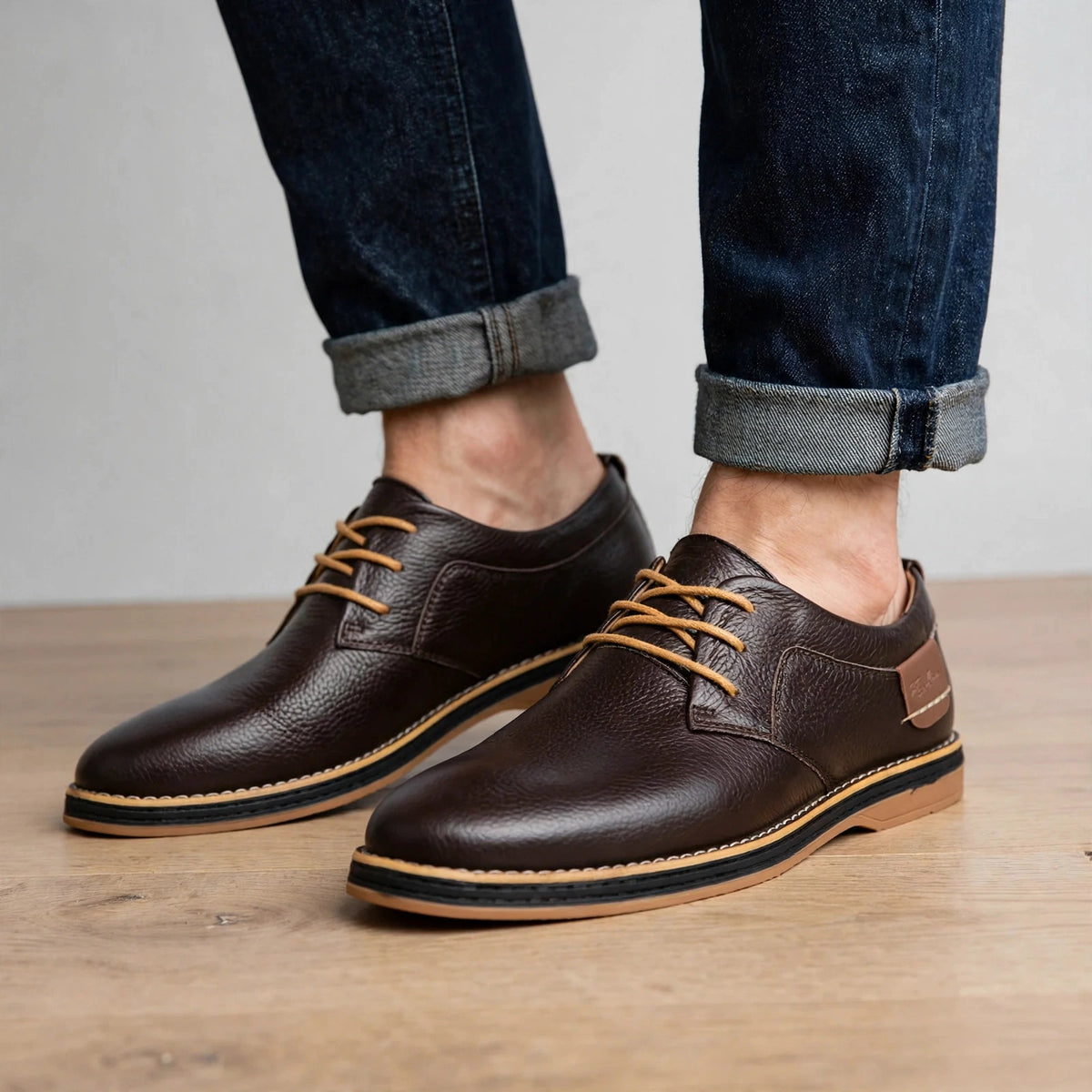 Langford Leather Grain Derbies