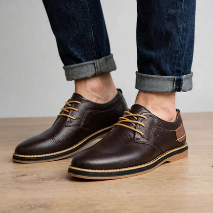 Langford Leather Grain Derbies