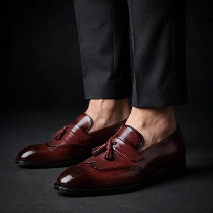 Casterly Leather Brogue Loafers
