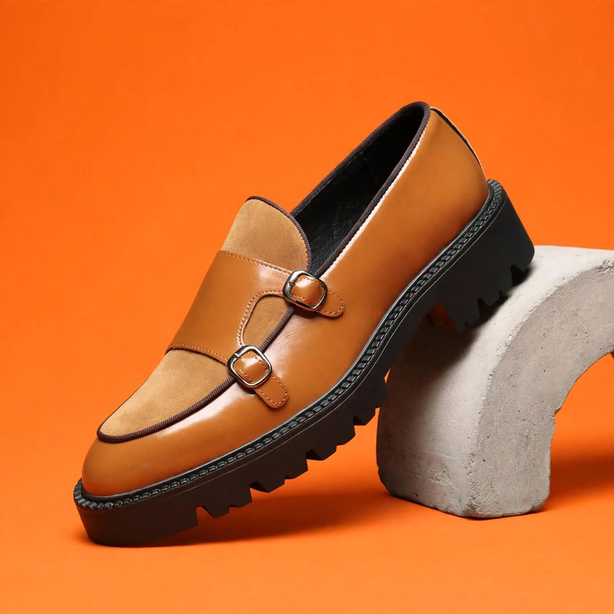 Rutherford Monk Strap Loafers