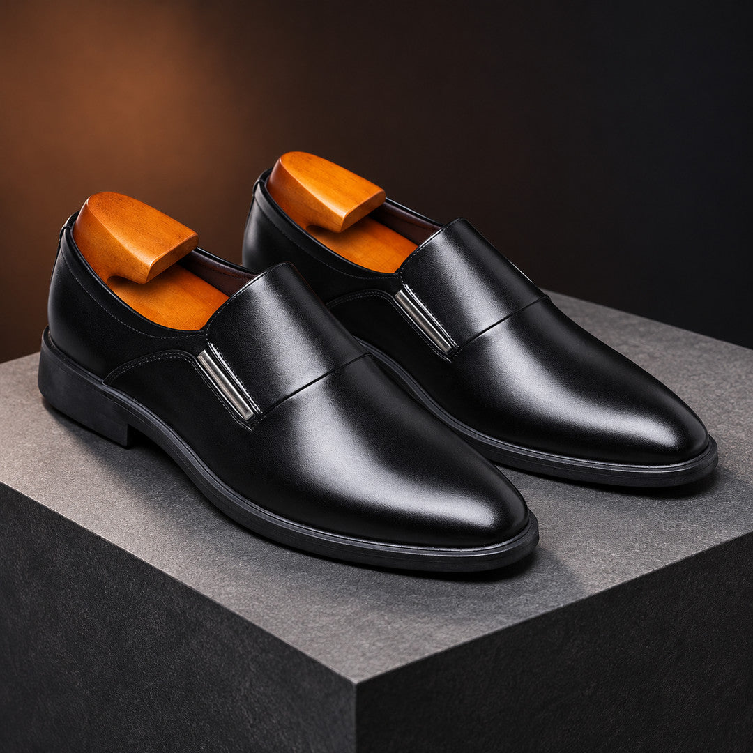 Clairmont Metal Bar Leather Loafers (1:1, image 8)