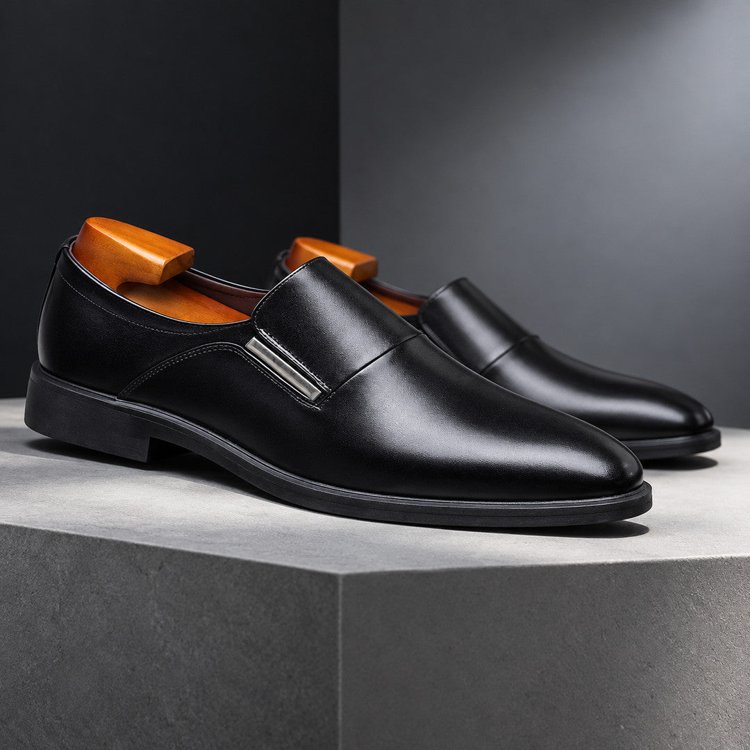 Clairmont Metal Bar Leather Loafers (1:1, image 9)