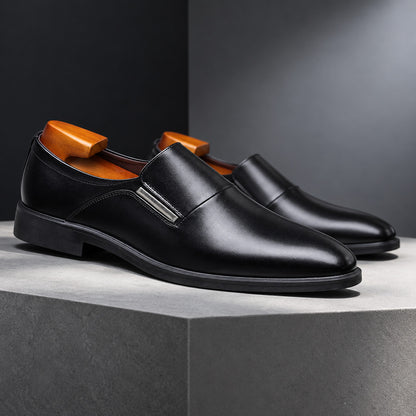Clairmont Metal Bar Leather Loafers (1:1, image 9)
