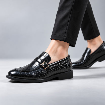 Corbin Scaled Buckle Loafers (1:1, image 2)
