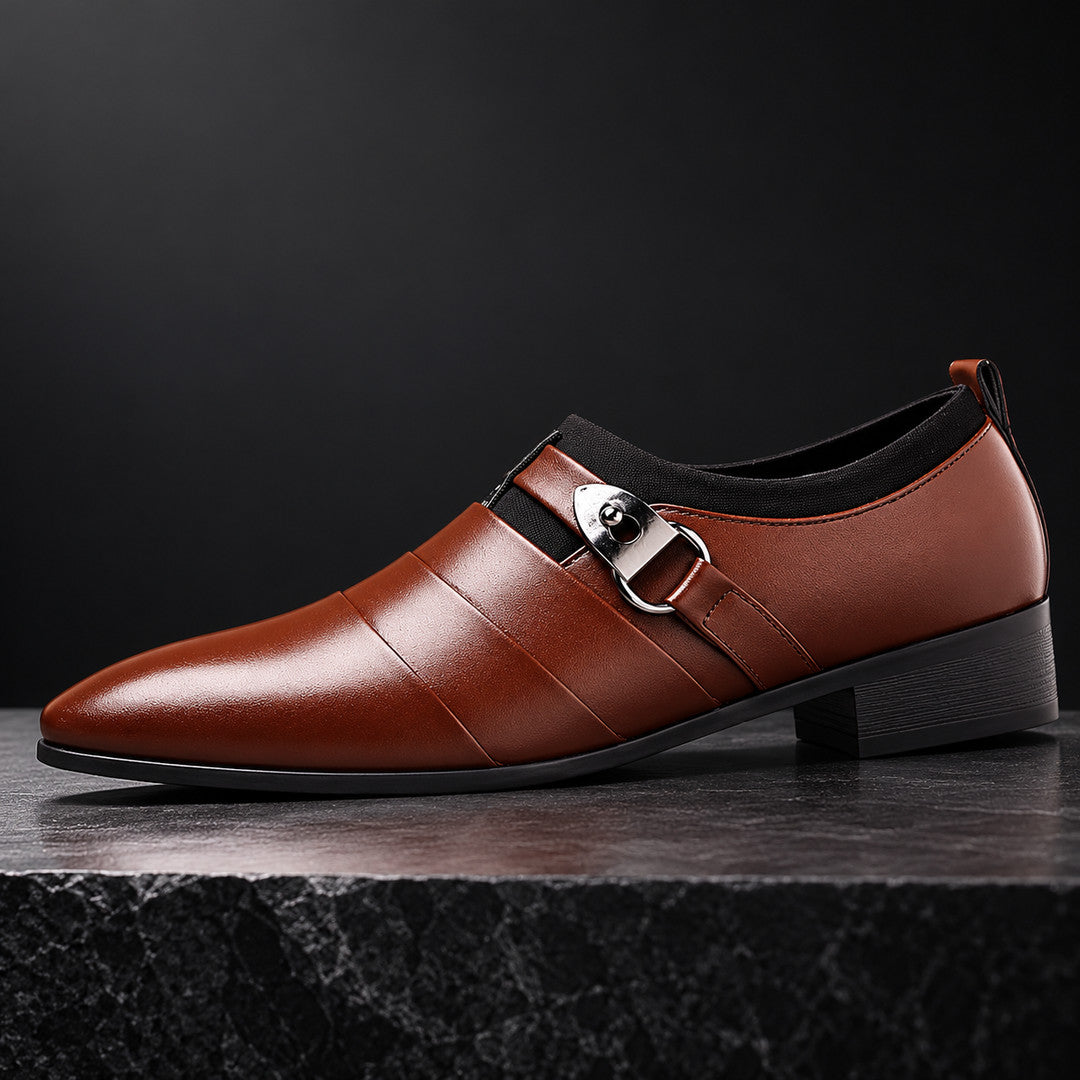 Davenant Layered Leather Loafers (1:1, image 2)