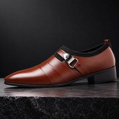 Davenant Layered Leather Loafers (1:1, image 2)