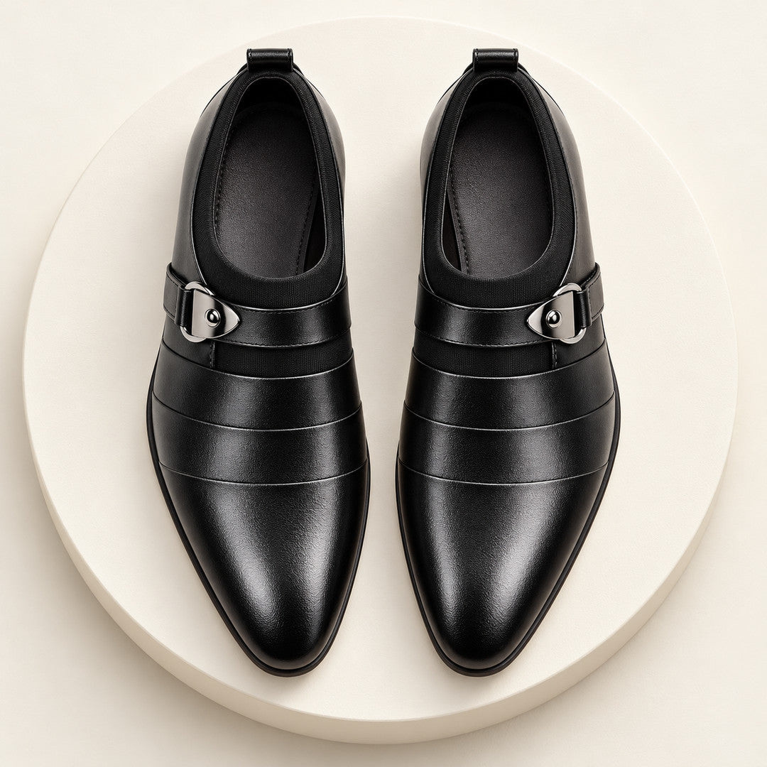 Davenant Layered Leather Loafers (1:1, image 3)