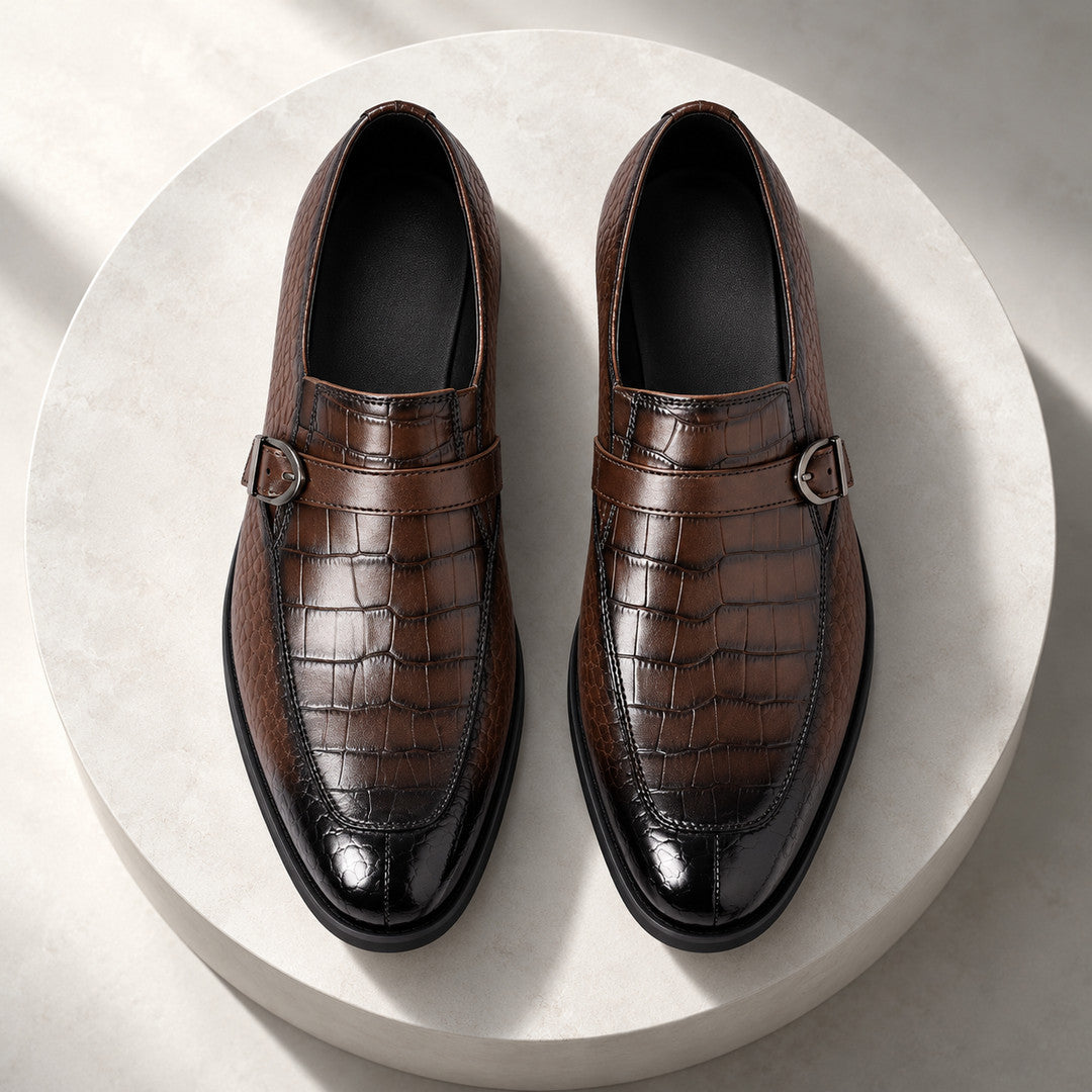 Ellersmere Textured Monk Shoes (1:1, image 10)