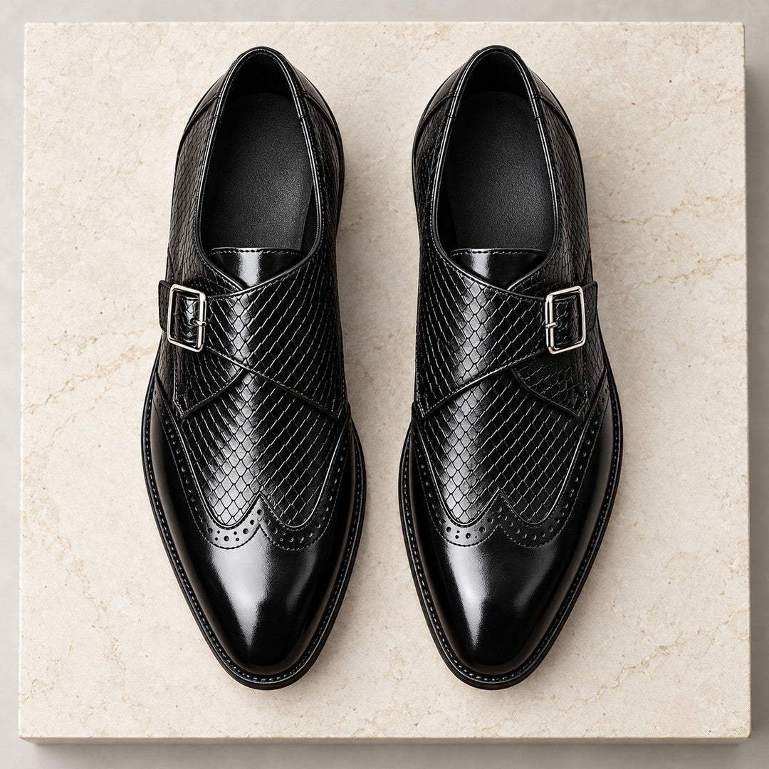 Halden Wingtip Monk Shoes (1:1, image 7)